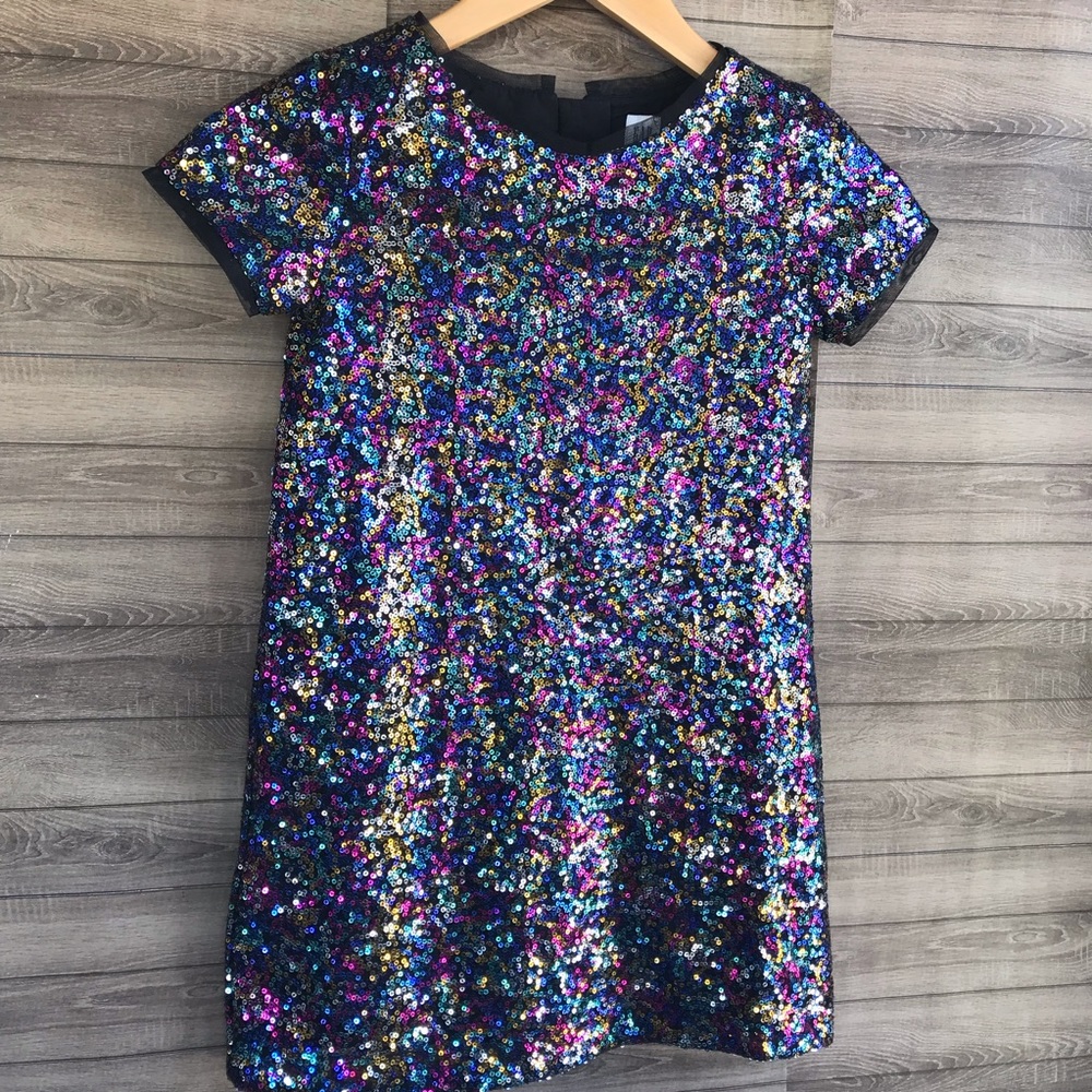 Gap Kids | Rainbow Sequin Shift Dress